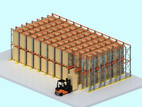 FILO Drive Ketumpatan Tinggi melalui Sistem Racking
